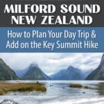 Milford Sound New Zealand Key Summit