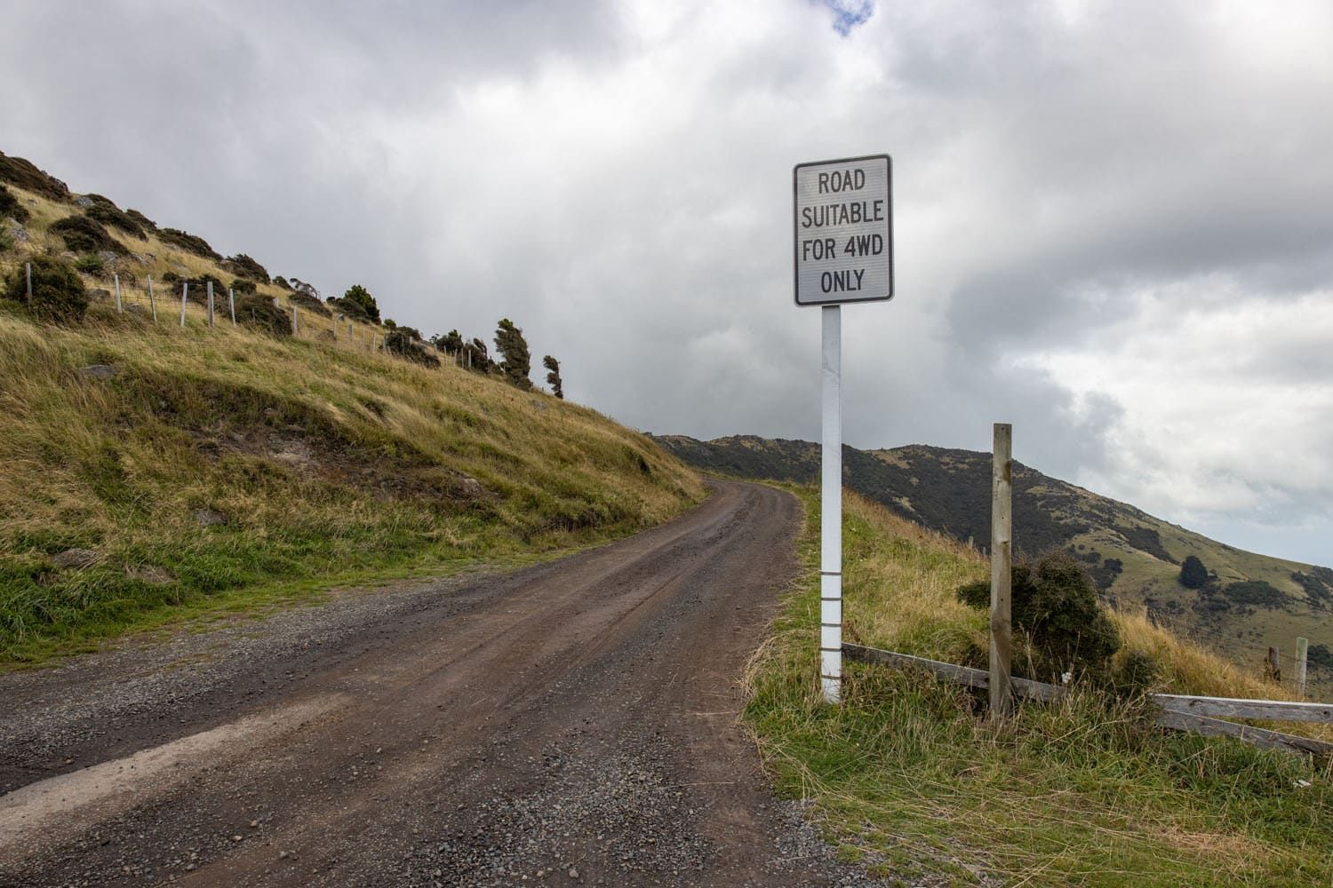 Misty Peaks Reserve Road Sign