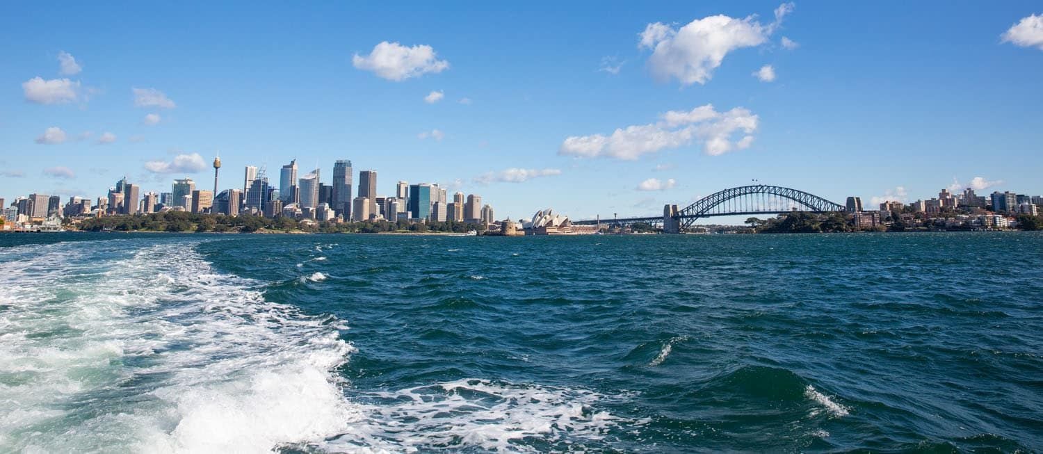 Sydney Harbour View from Ferry | One Day in Sydney Itinerary
