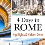 4 Day Rome Italy Itinerary