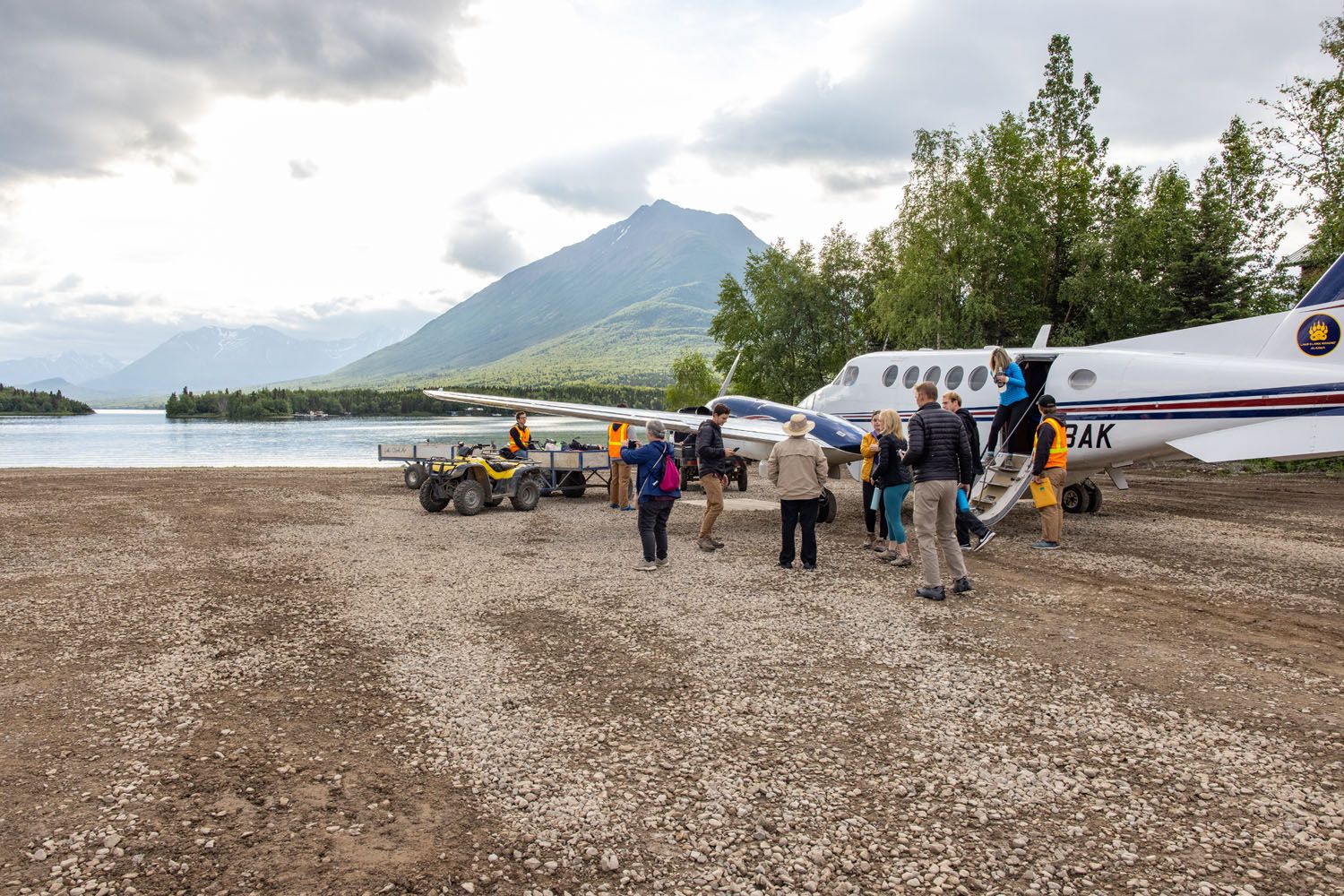 Arriving in Port Alsworth Alaska