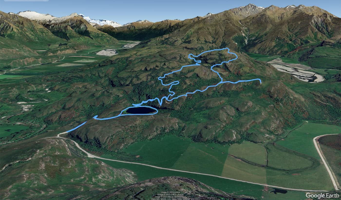 Rocky Mountain Track Google Earth