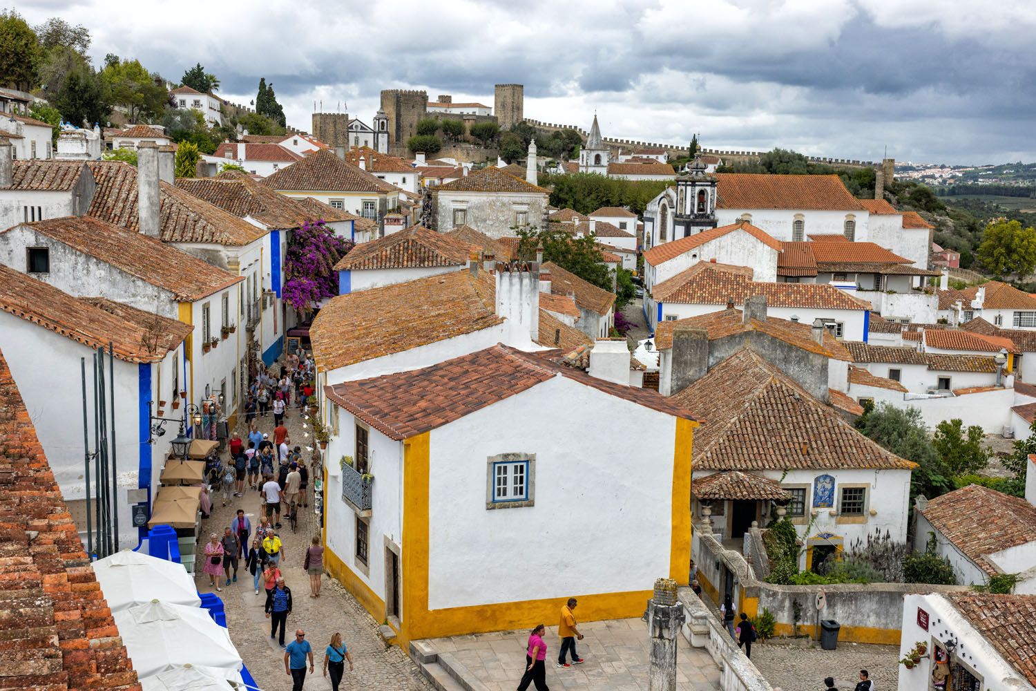 First View of Obidos | Best things to do in Óbidos