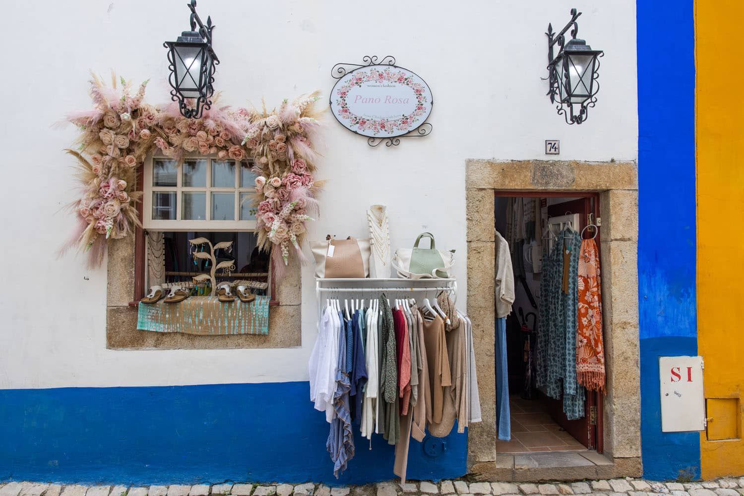 Shopping in Obidos Portugal