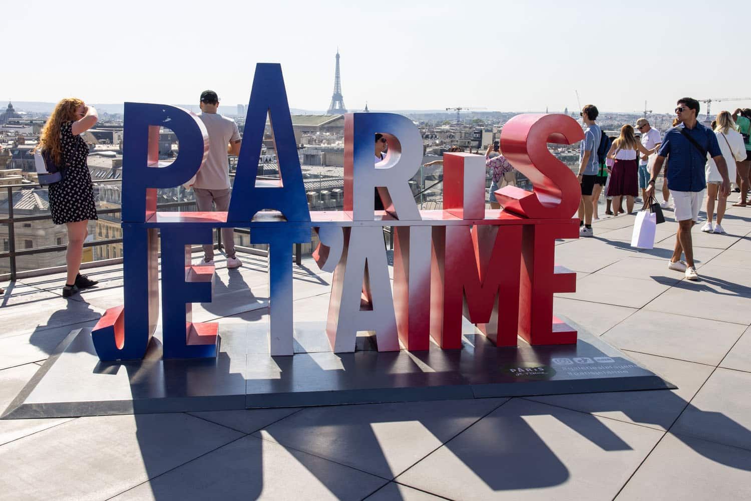 Paris Je Taime Letters Sign
