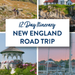 12 day New England road trip itinerary. Includes Cape Cod, Martha's Vineyard, Kancamagus Highway, and more.