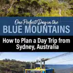 One day in the Blue Mountains, Australia. Best way to plan a Blue Mountains day trip from Sydney. Best things to do and helpful tips.