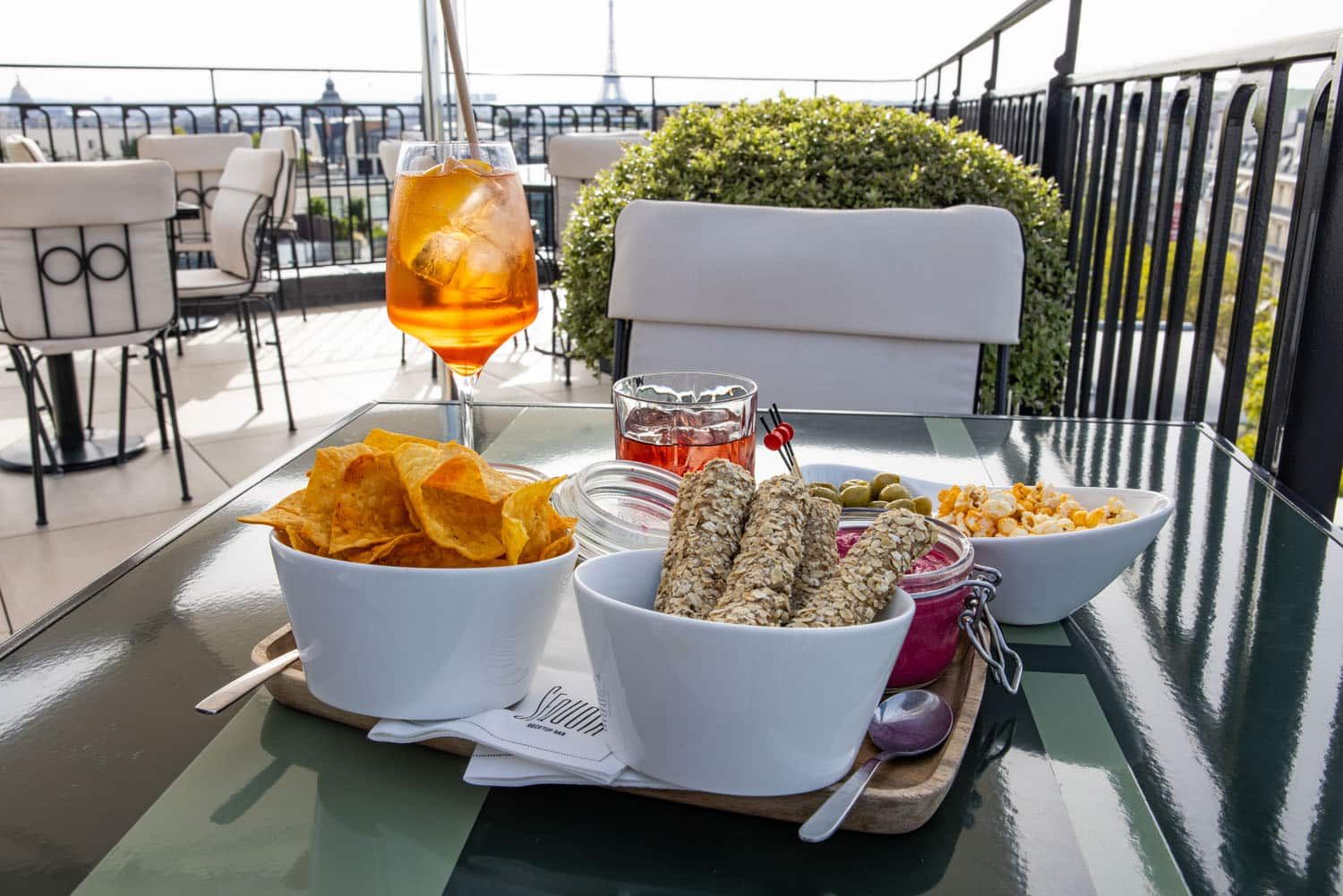 Sequoia Rooftop Food | Best Rooftop Bars in Paris