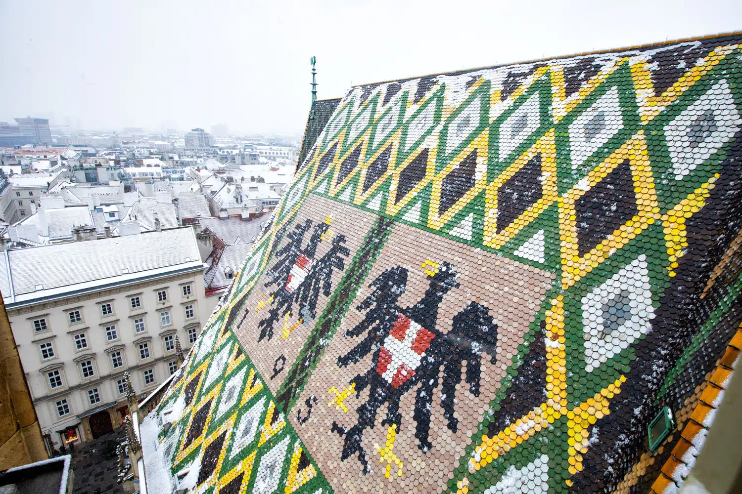 St Stephens Cathedral Roof | Best Things to Do in Vienna