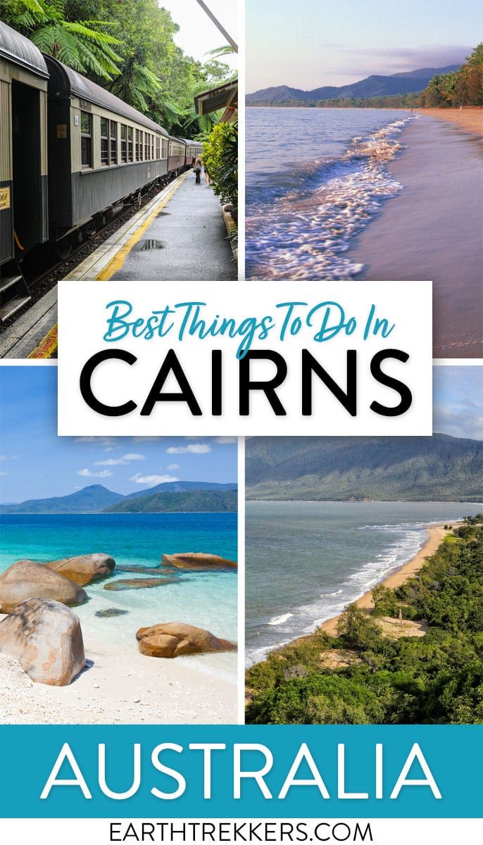 Best things to do in Cairns. Day trip out to the Great Barrier Reef, visit Daintree Forest National Park, visit Kuranda, and more.