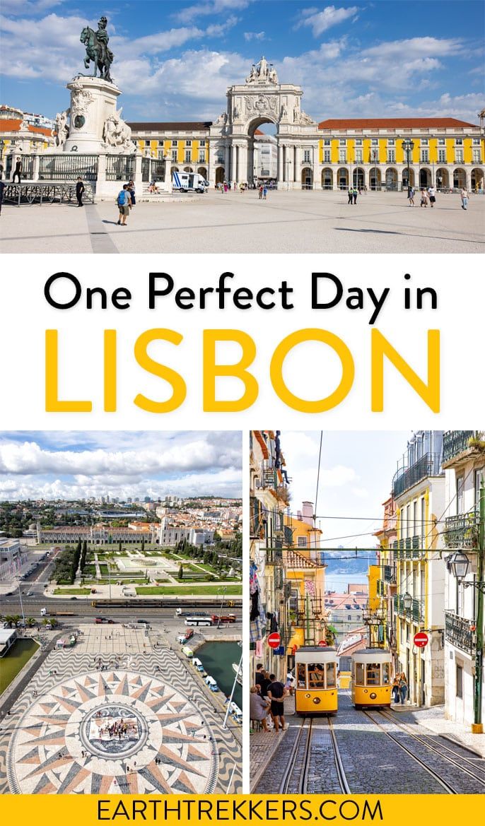 One day in Lisbon Portugal itinerary. Best way to spend 24 hours in Lisbon, including the best things to do in Lisbon.