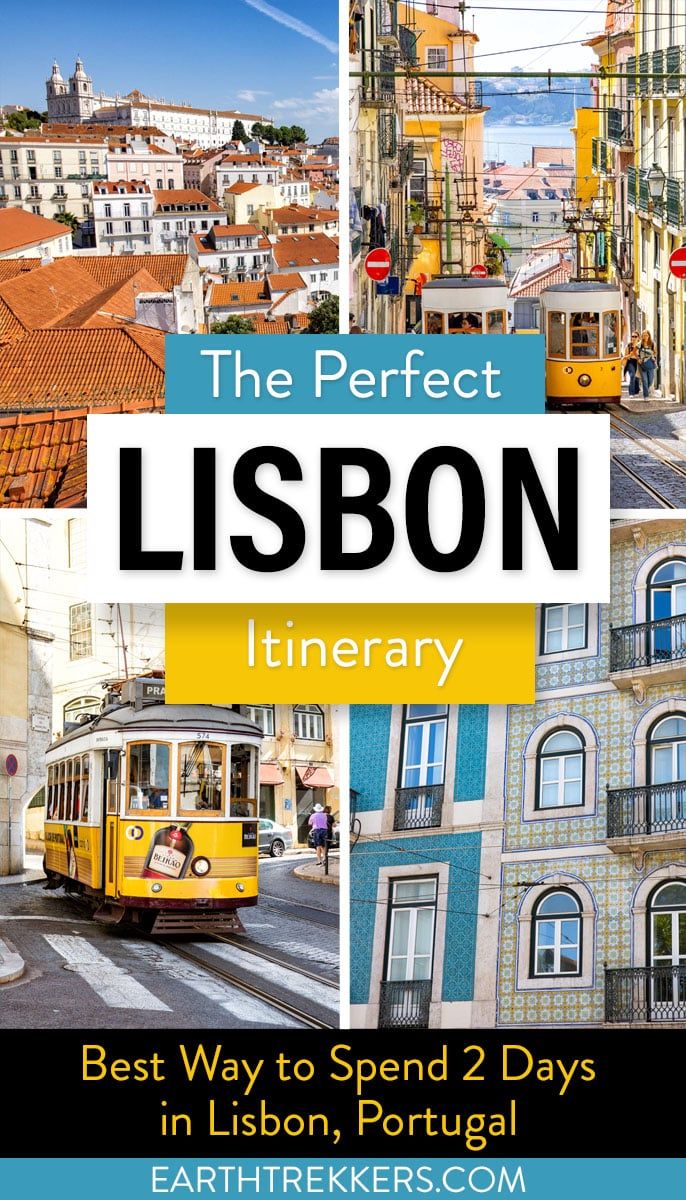 2 days in Lisbon, Portugal itinerary. Best way to spend 2 days in Lisbon with 2 detailed sample itineraries.
