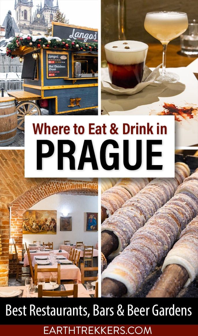 Best Prague restaurants, cocktail bars, beer halls, pastry and chocolate shops. Learn where to dine with a view and more.