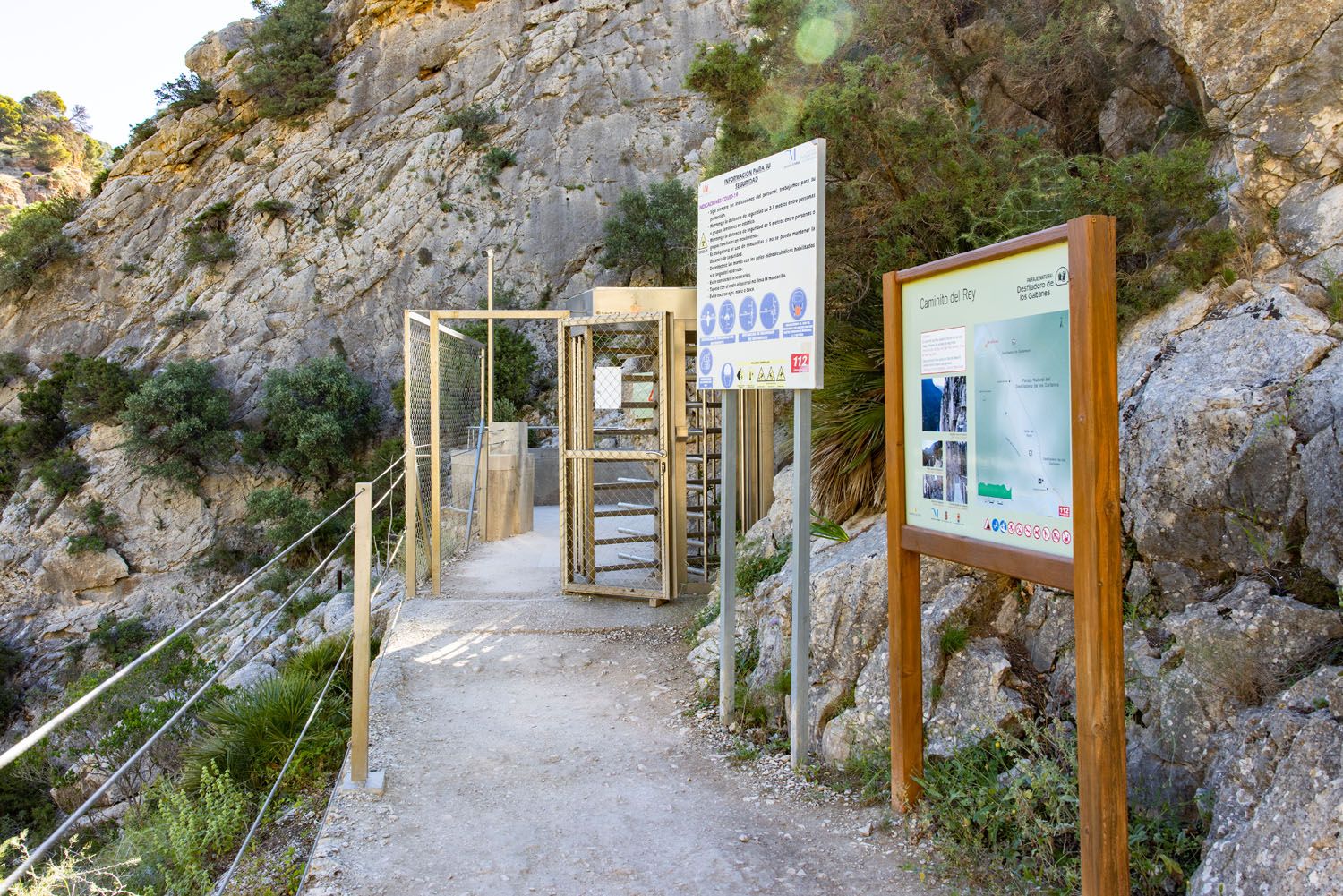 Caminito del Rey Entrance