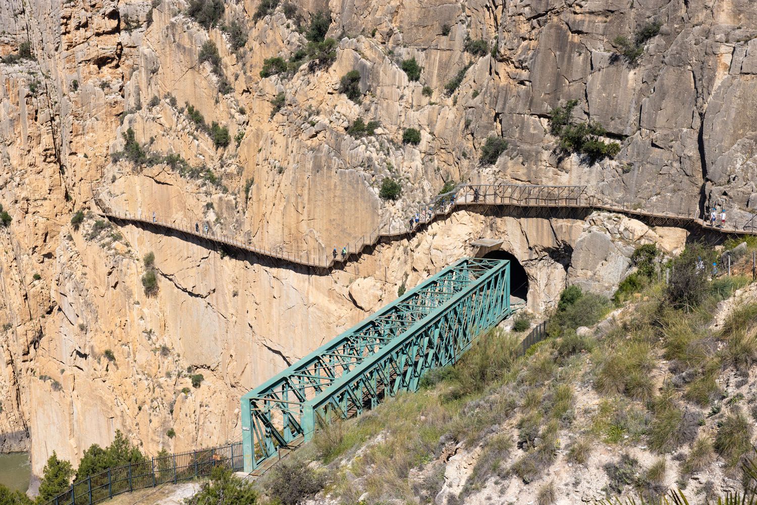 End of the Caminito del Rey