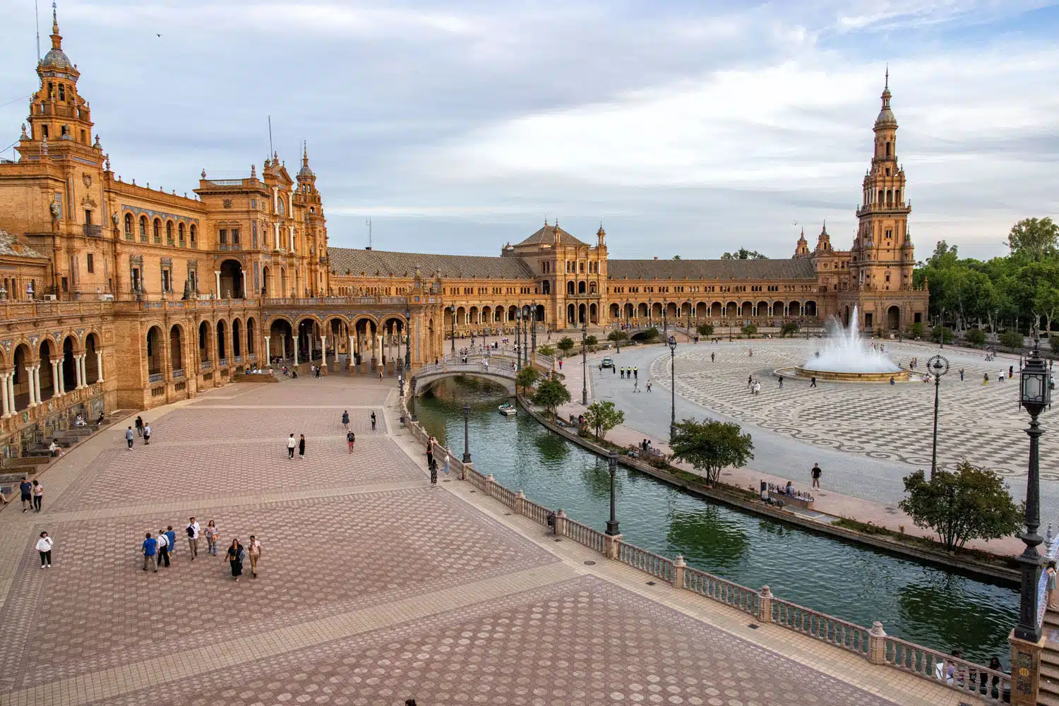Plaza de Espana Late Afternoon Seville | Southern Spain and Portugal Itinerary