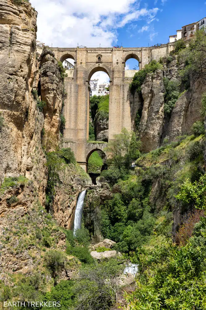 Ronda Bridge View Arabic Arch