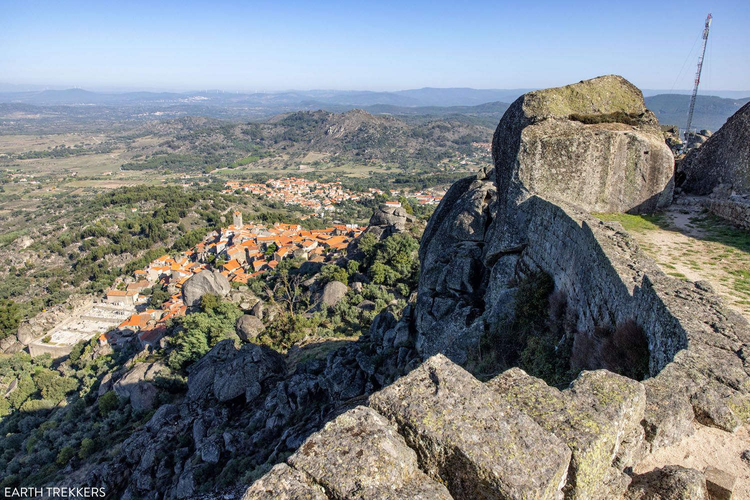 View from the Monsanto Castle Citadela