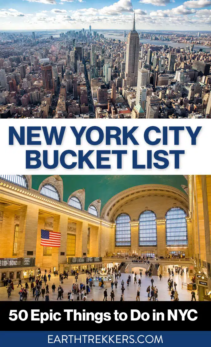 The ultimate New York City bucket list. 50 best things to do in New York City: Manhattan, the Bronx, Queens, Brooklyn, and more.