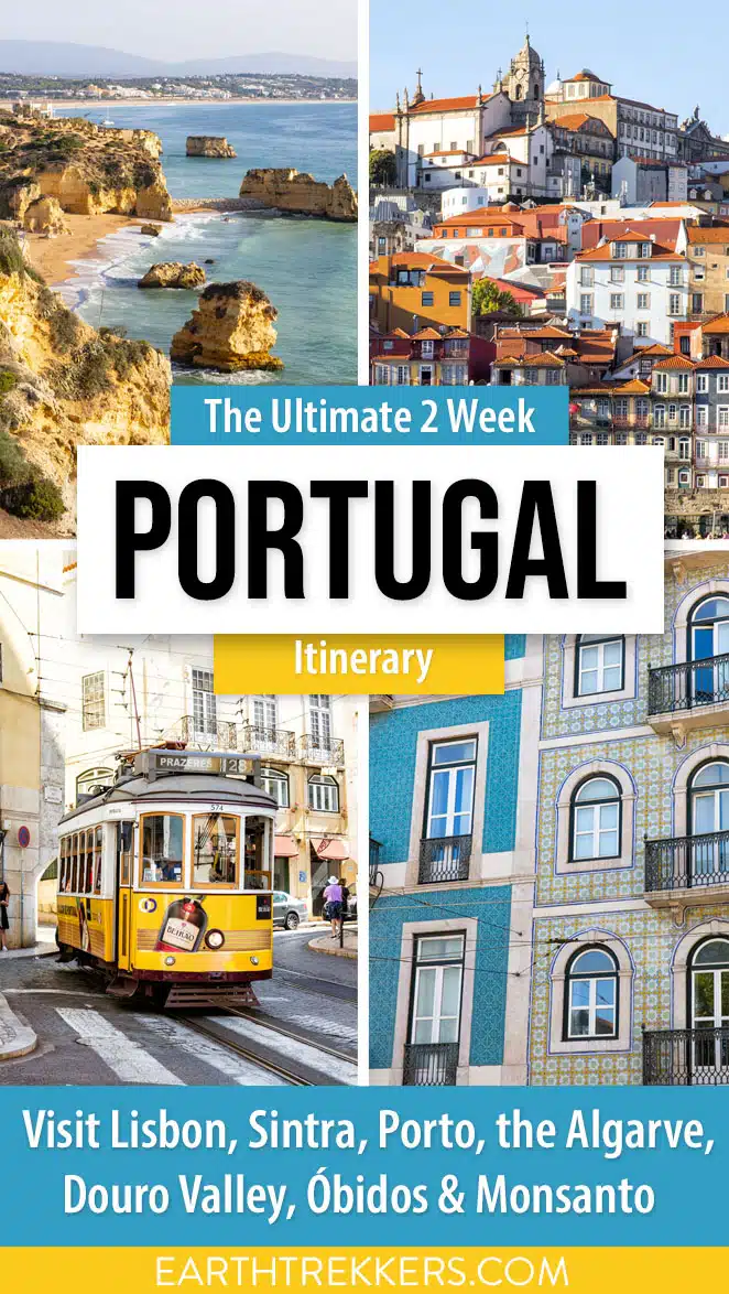 2 week Portugal Itinerary. The best way to spend 14 days in Portugal, both on a road trip and using public transportation.