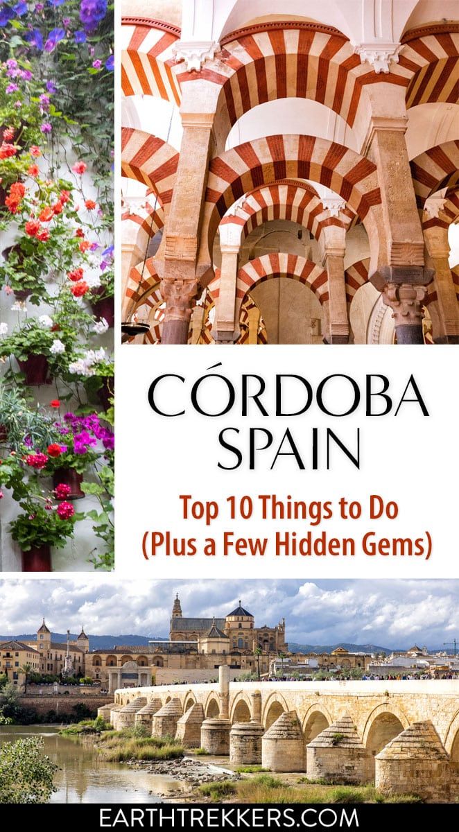 Best things to do in Córdoba, Andalusia, Spain. Visit the Córdoba Mosque-Cathedral, Roman Bridge, the Alcazar, Game of Thrones filming sites and flower-filled patios.
