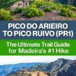 How to hike from Pico do Arieiro to Pico Ruivo (PR1) to Achada do Teixeira, the best hike in Madeira, Portugal.