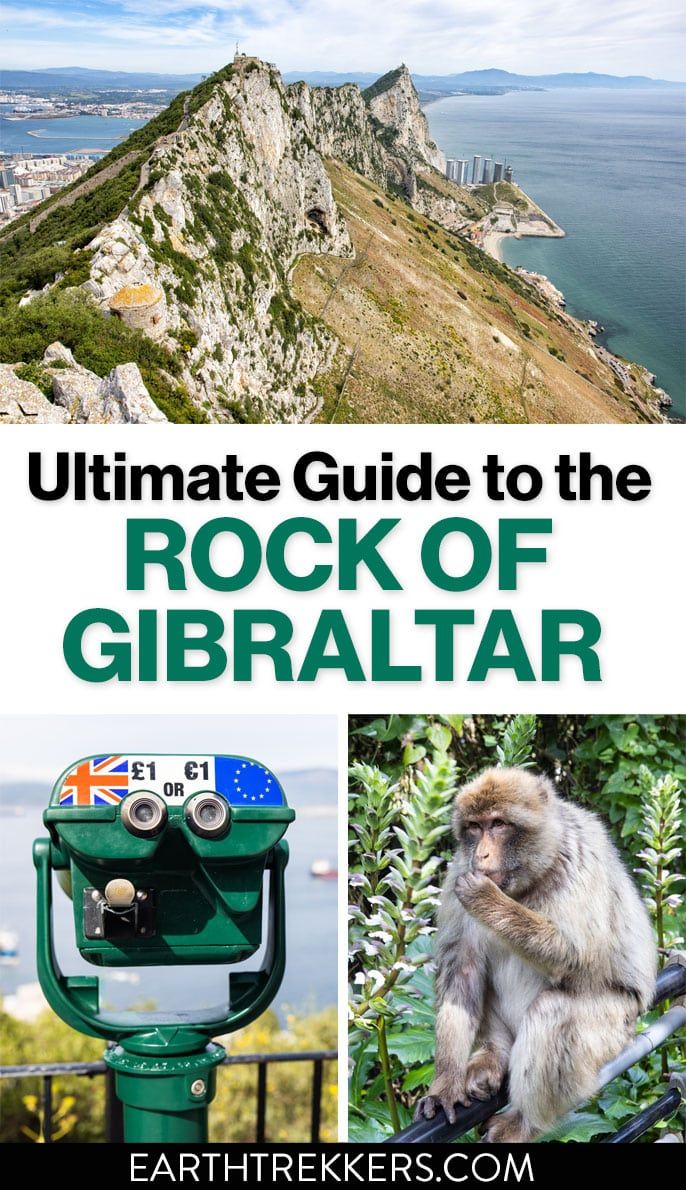How to visit the Rock of Gibraltar on a day trip from Tarifa or Seville. Best things to do, one day itineraries, Mediterranean Steps trail, and where to see macaques.