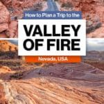 Valley of Fire State Park, Nevada. See Mouse's Tank Road, Fire Wave, Pastel Canyon, White Domes, and petroglyphs on a day trip from Las Vegas.