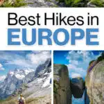 Best hikes in Europe. Ultimate Europe hiking bucket list. Trolltunga, Kjeragbolten, the Dolomites, Iceland, Norway, and more.
