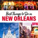 New Orleans bucket list. Best thing to do in New Orleans: Bourbon Street, Mardi Gras, Jazz Fest, parades, map, and photos.