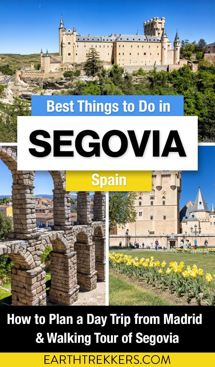 Best things to do in Segovia, Spain. How to visit Segovia on a day trip from Madrid and add on Avila or Toledo.