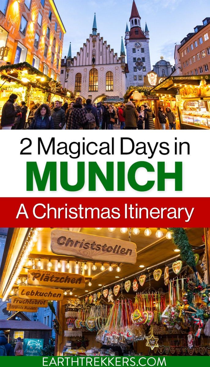 2 days in Munich at Christmas. Munich itinerary with best Christmas markets in Munich, must-see attractions, pro tips, and more.