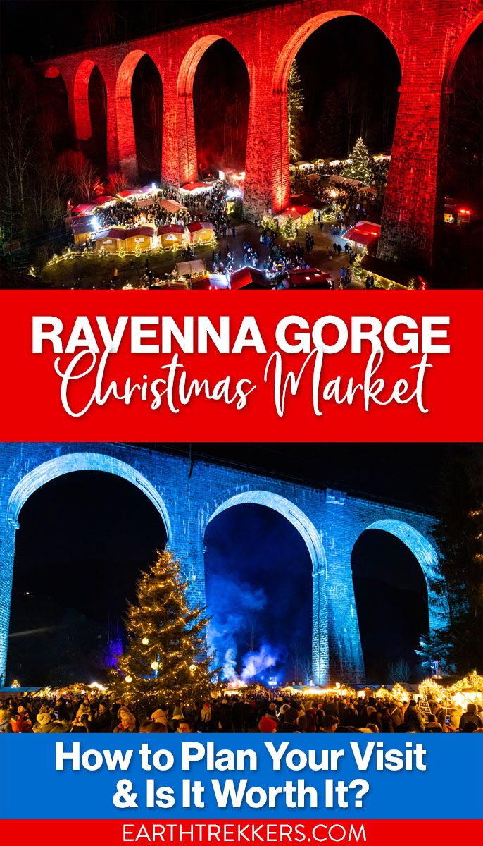 Everything you need to know to visit the Ravenna Gorge Christmas Market in Bavaria, Germany. Plus, is it worth it?