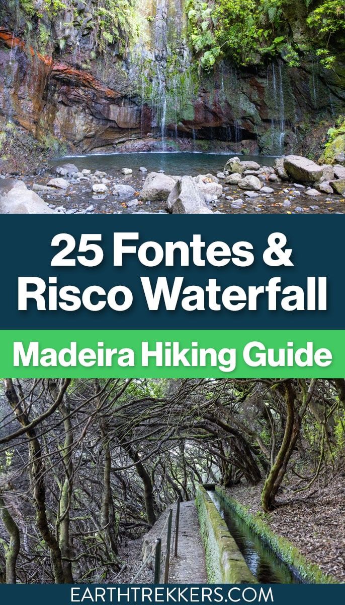 How to hike Levada das 25 Fontes and Levada do Risco, one of the best hikes in Madeira, Portugal.