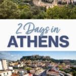 2 day Athens Itinerary. Visit the Acropolis, Parthenon, temples, Greek and Roman ruins, rooftop bars, and more.