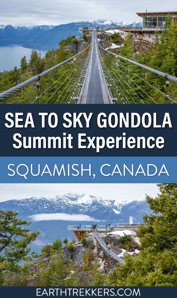 Best things to do at the summit of the Sea to Sky Gondola in Squamish, British Columbia, Canada.