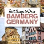 Best things to do in Bamberg, Bavaria, Germany. How to plan a day trip from Nuremberg. Photos the Bamberg Christmas market.