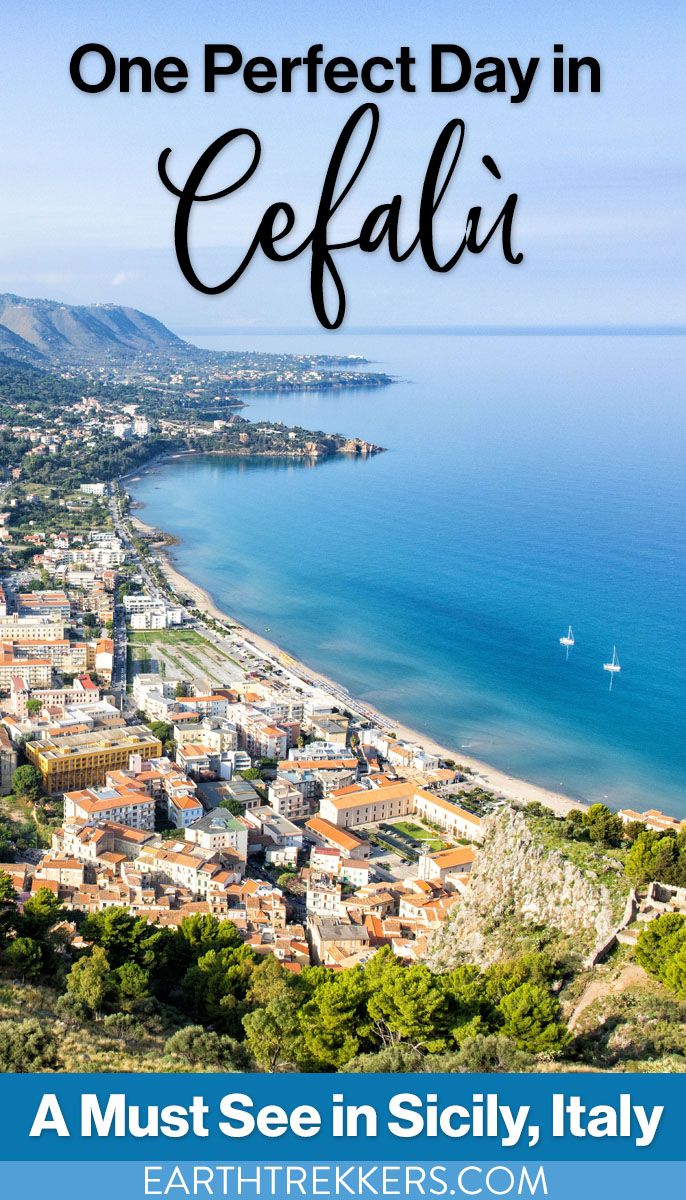 Best things to do in Cefalu, Sicily. How to spend one day in Cefalu, on a day trip from Palermo, Taormina, or Catania.