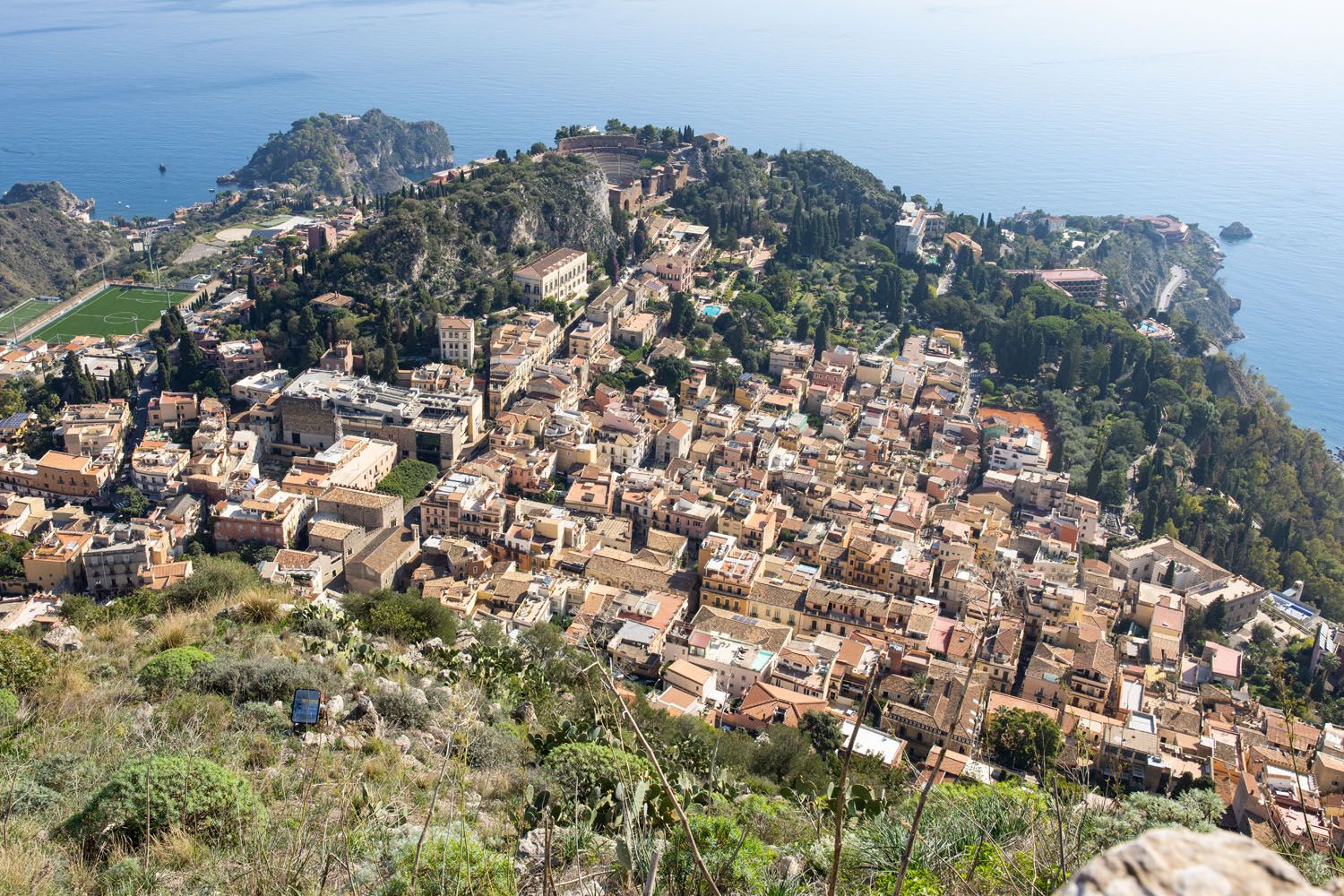 Taormina View from Castle
