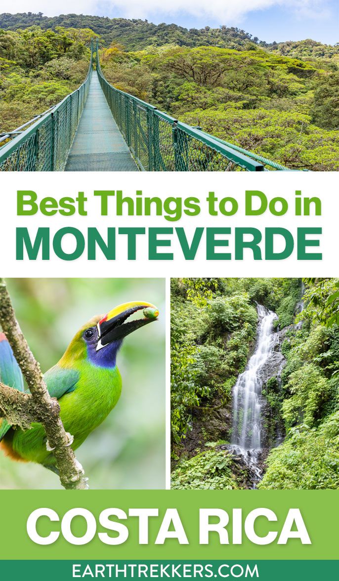 Best things to do in Monteverde, Costa Rica. Ziplining canopy tours, hanging bridges, and more plus where to eat and stay.