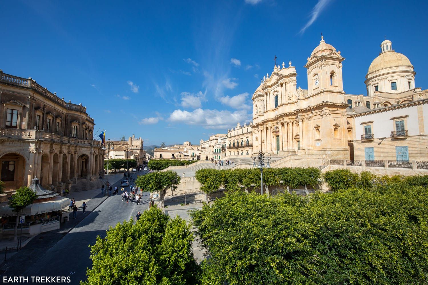 View of Noto Church of San Salvatore