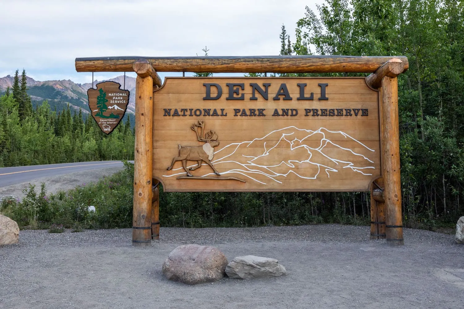 Denali National Park Sign