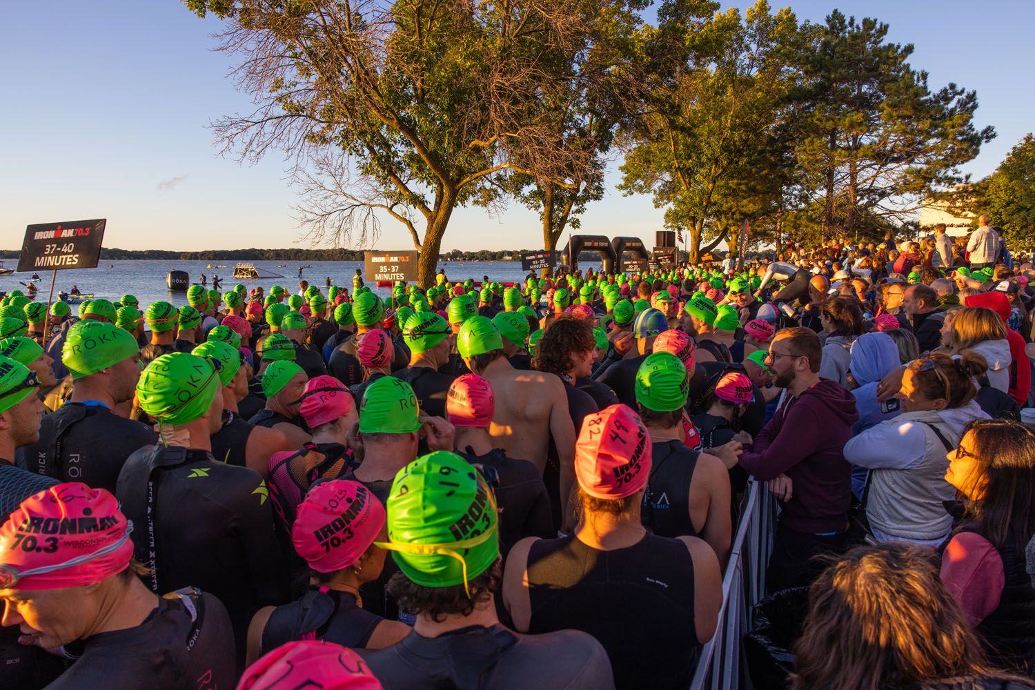 Ironman Wisconsin Swim Corral
