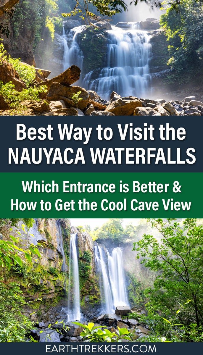 How to visit the Nauyaca Waterfalls in Costa Rica. Best entrance, how to get here, where to get the best views, and more.