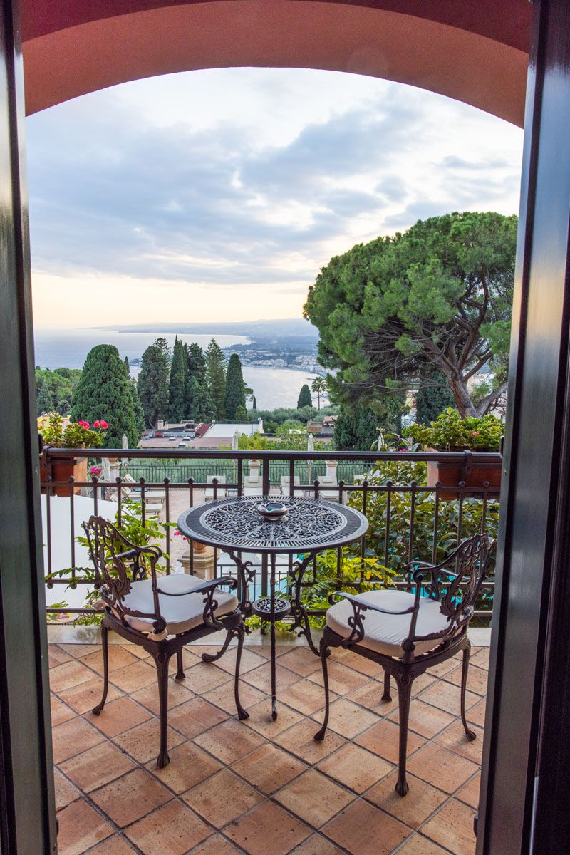 Our Hotel Room View Taormina
