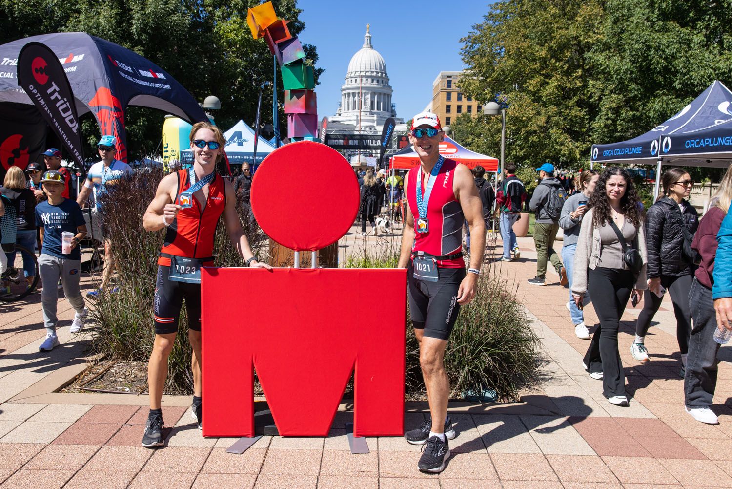 Tim and Tyler Post Race