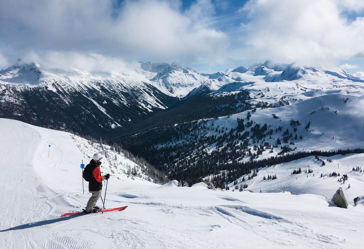 Whistler skiing