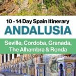 On this Andalusia itinerary, visit the highlights of southern Spain: Seville, Cordoba, Granada, the Alhambra, Ronda, and Caminito del Rey. With more time, add on Gibraltar and Tangier, Morocco.