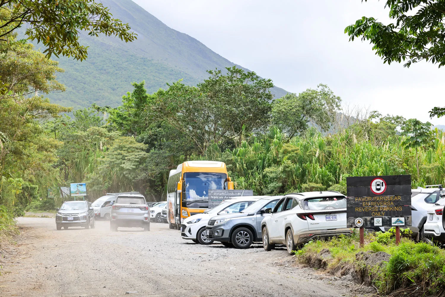 Arenal Volcano Parking Lot