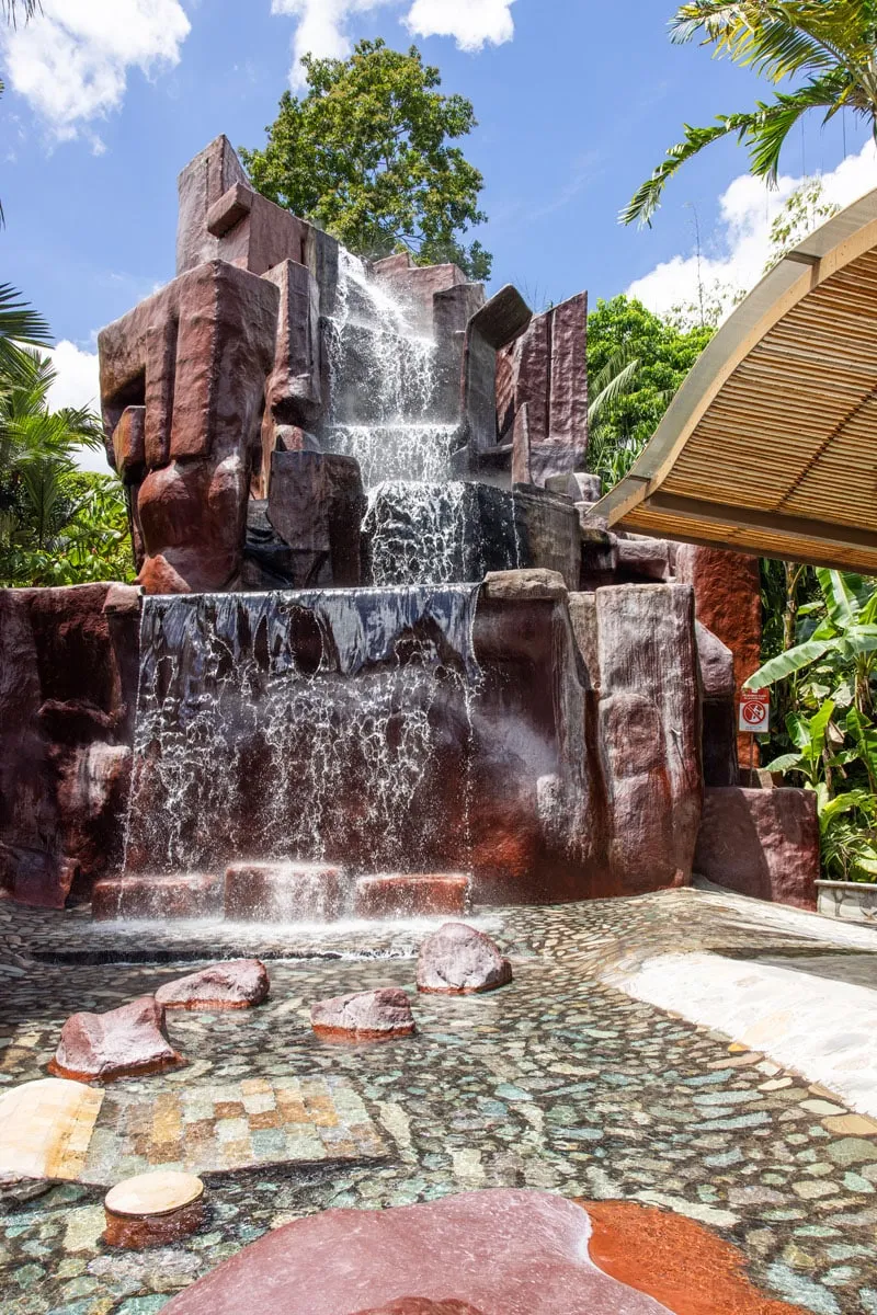 Baldi Hot Springs Waterfall